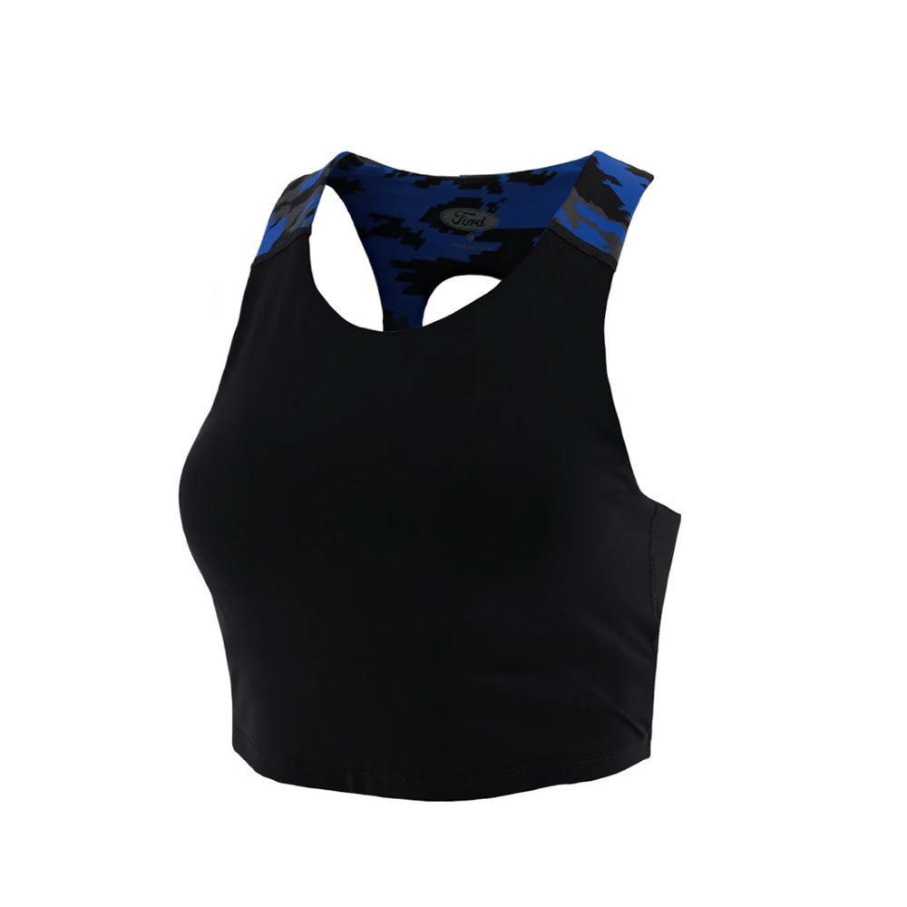 NWOT Ford Logo Women's Longline Sports Bra